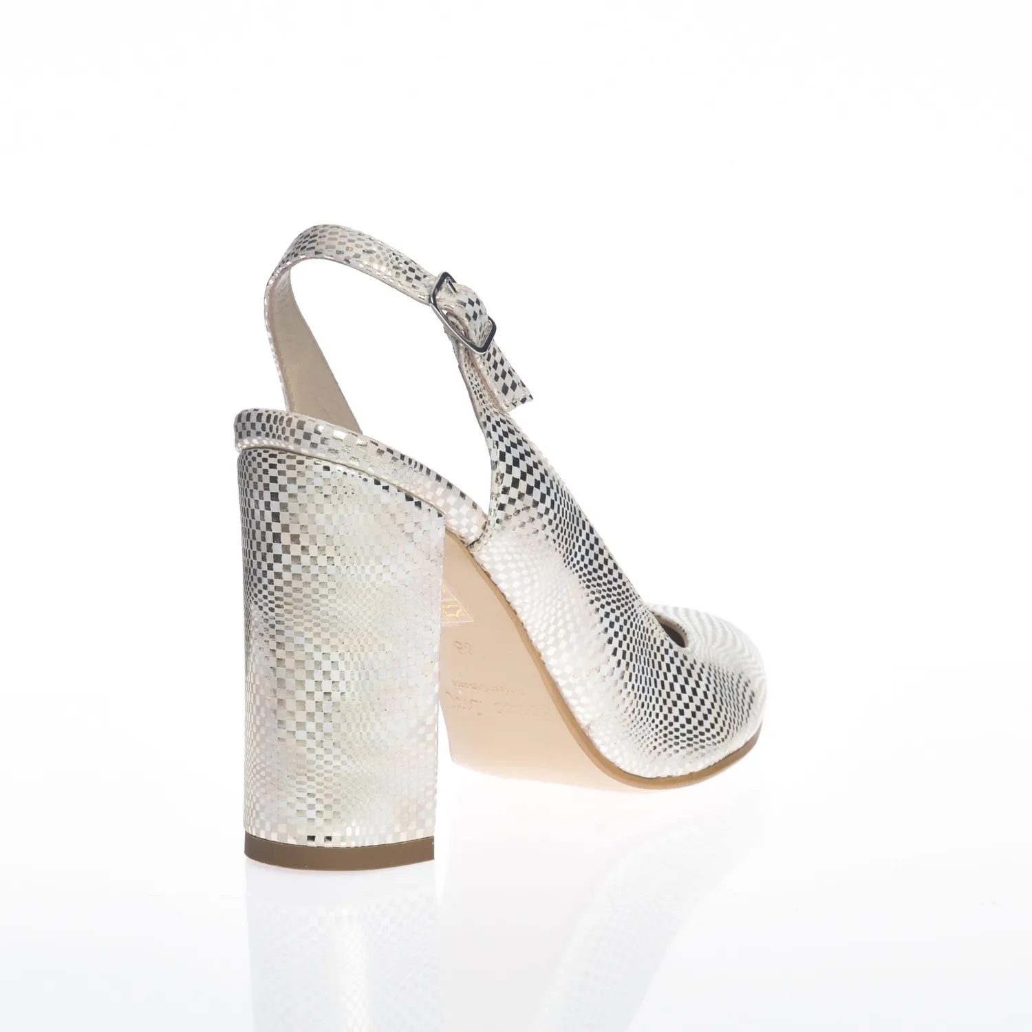 Catinca Shoes 269 MA sandale dama piele mozaic auriu