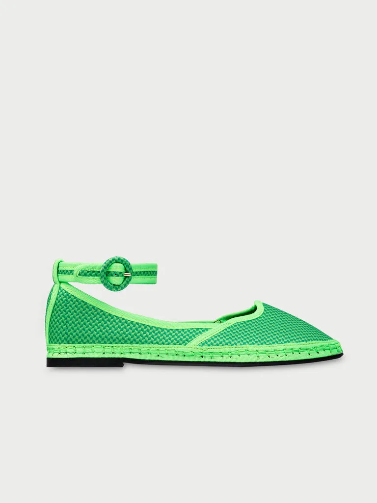 Flagelus Twenties Charleston Green balerini verzi
