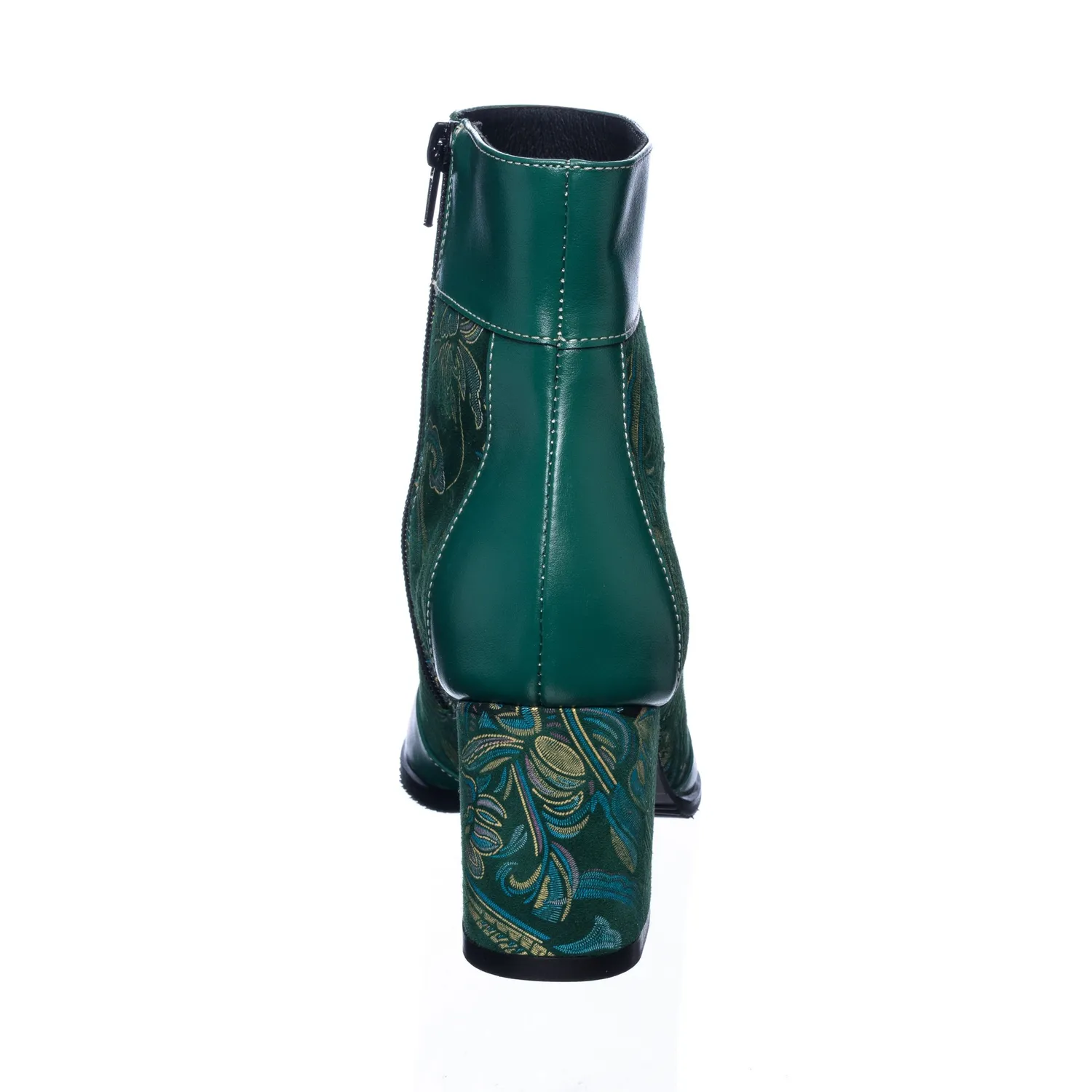 Catinca Shoes GX32 VSV ghete dama piele naturala verde