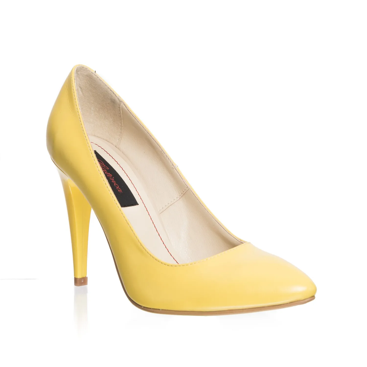 Catinca Shoes 2691 GB pantofi damă galben box stiletto
