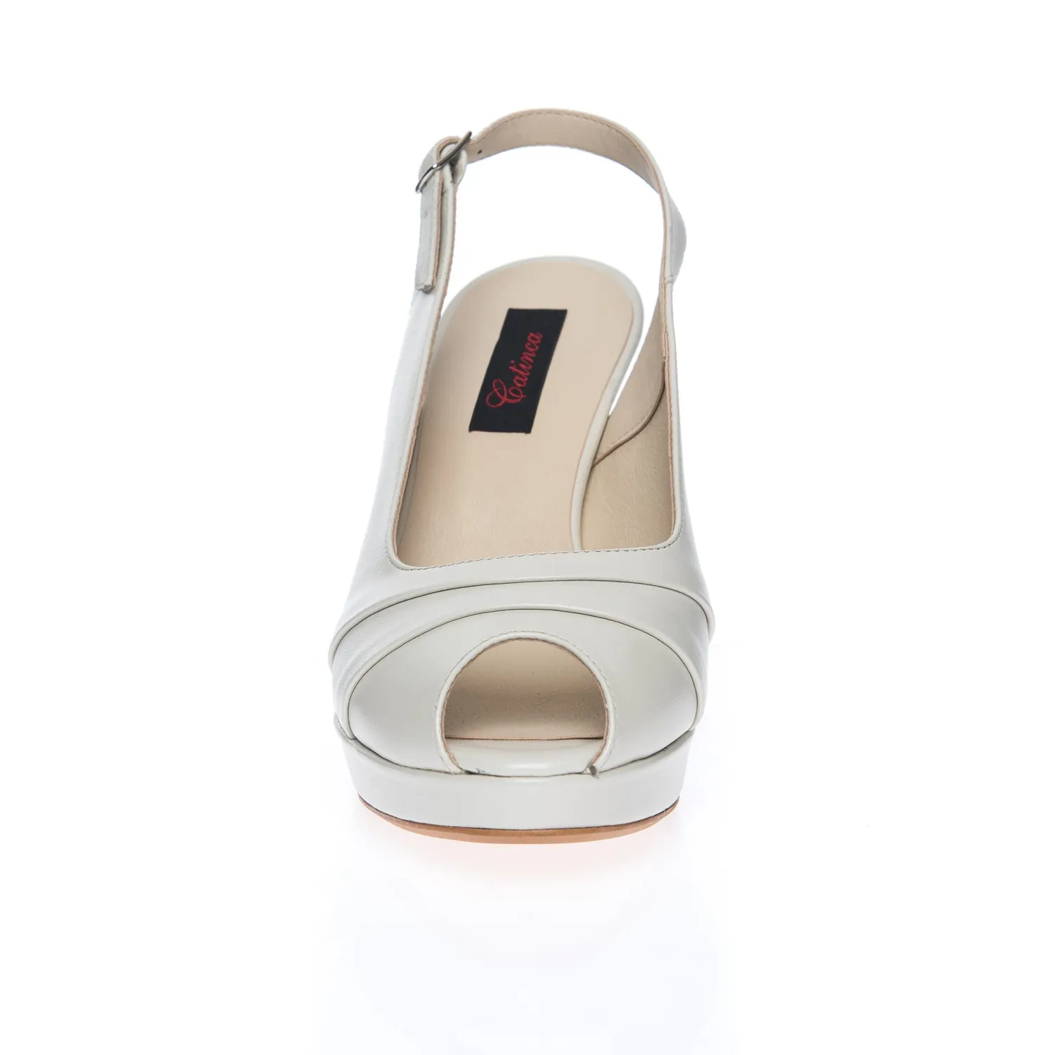 Catinca Shoes R9 BS sandale damă piele bej sidef