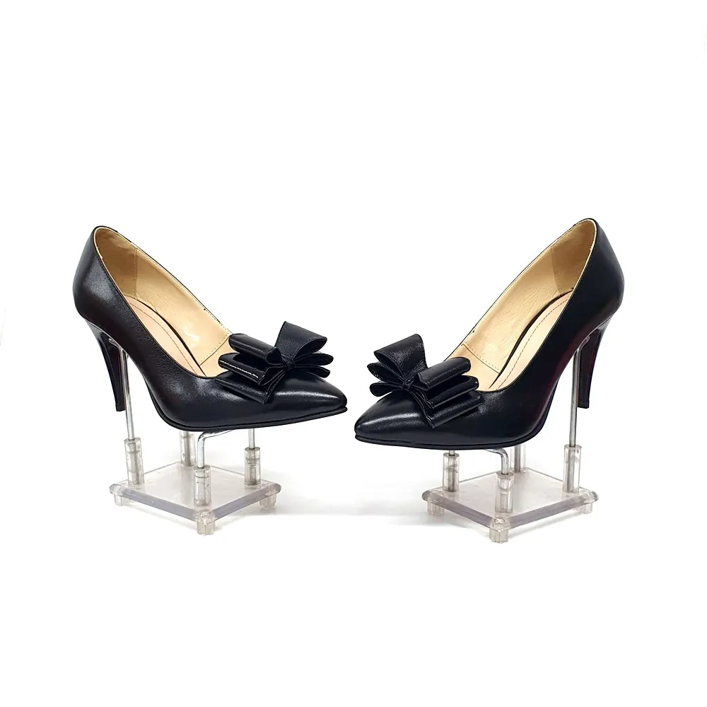 Catinca Shoes A15 NBL pantofi dama piele neagra box lac