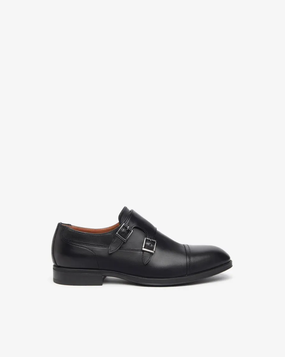 NeroGiardini pantofi Derby piele barbati catarama