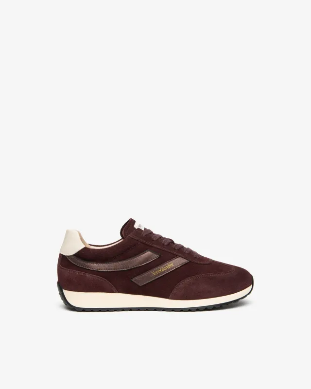 NeroGiardini sneakers dama piele intoarsa dungi