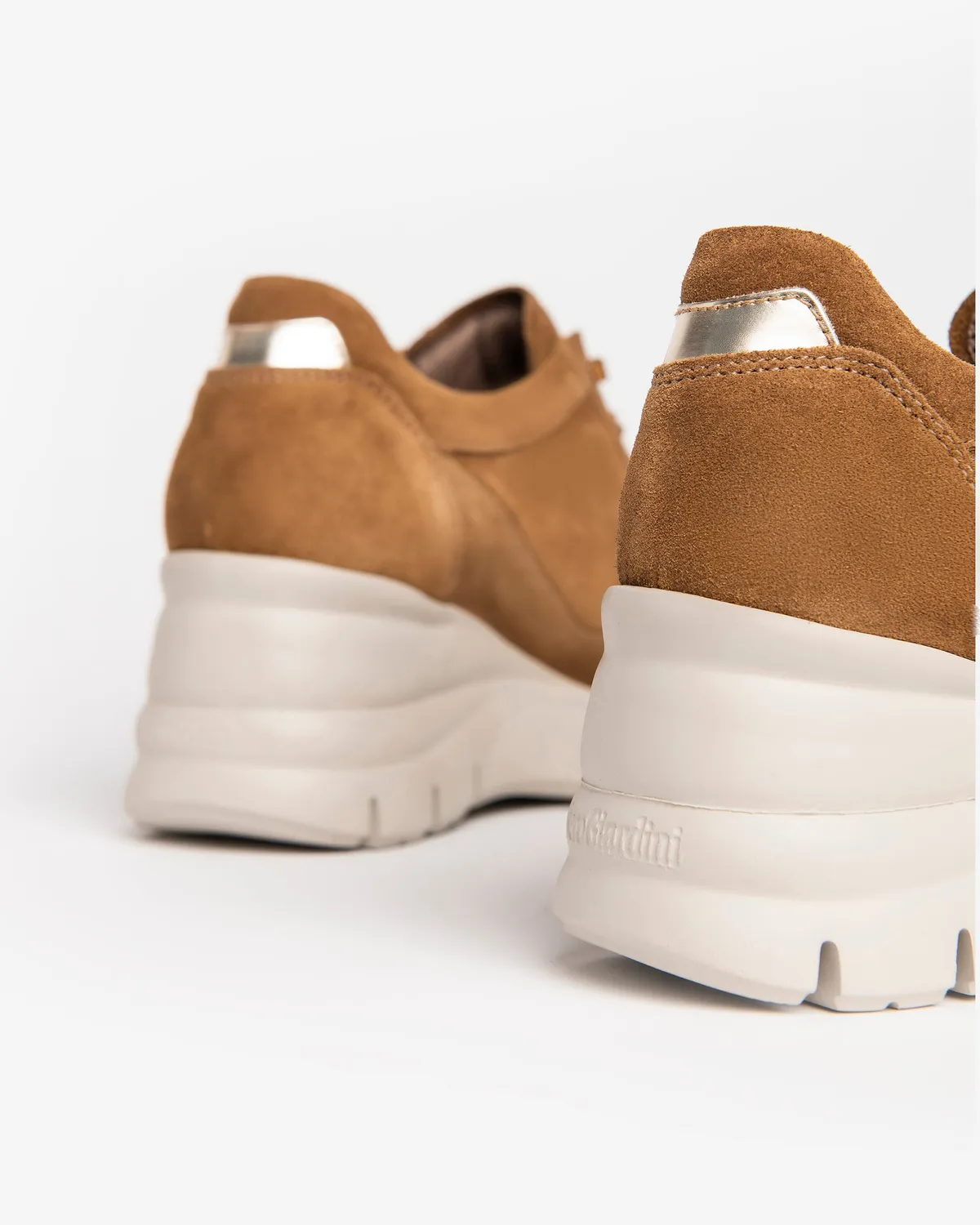 NeroGiardini sneakers piele intoarsa dama cu brant DryGo