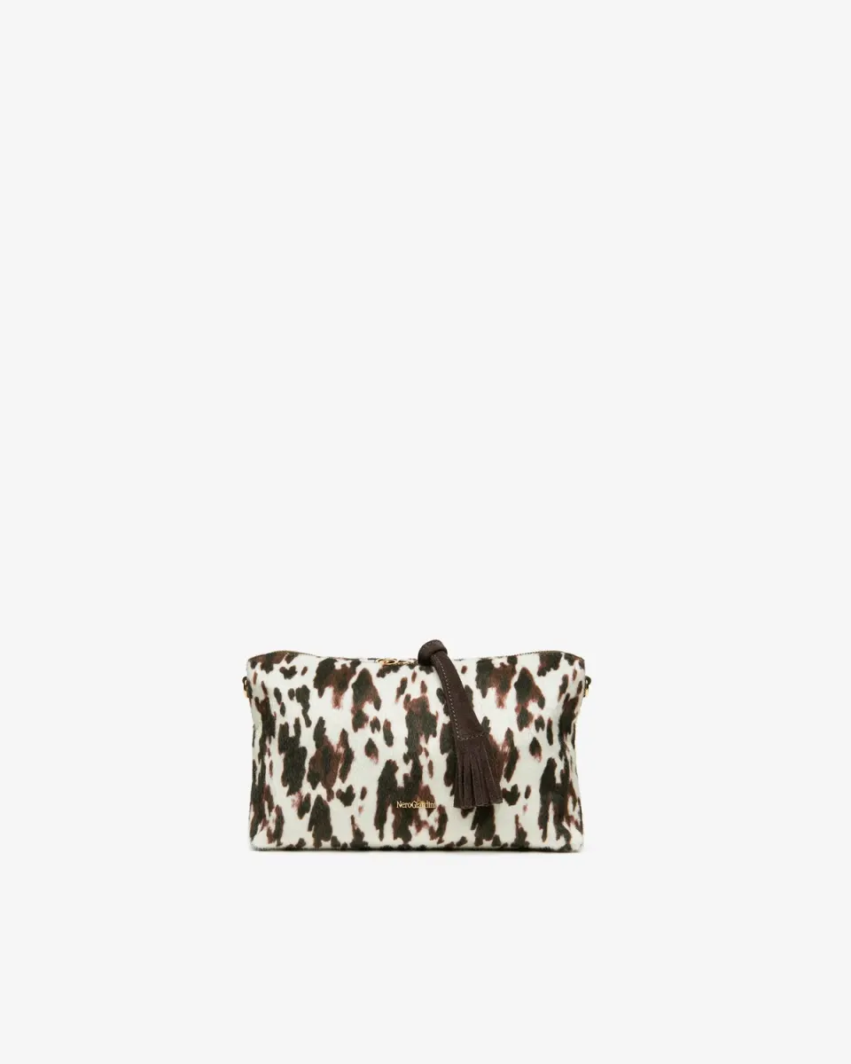 NeroGiardini Geanta Crossbody Piele Animal Print Dama