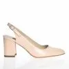 Catinca Shoes V7 sandale damă piele naturală nude lac
