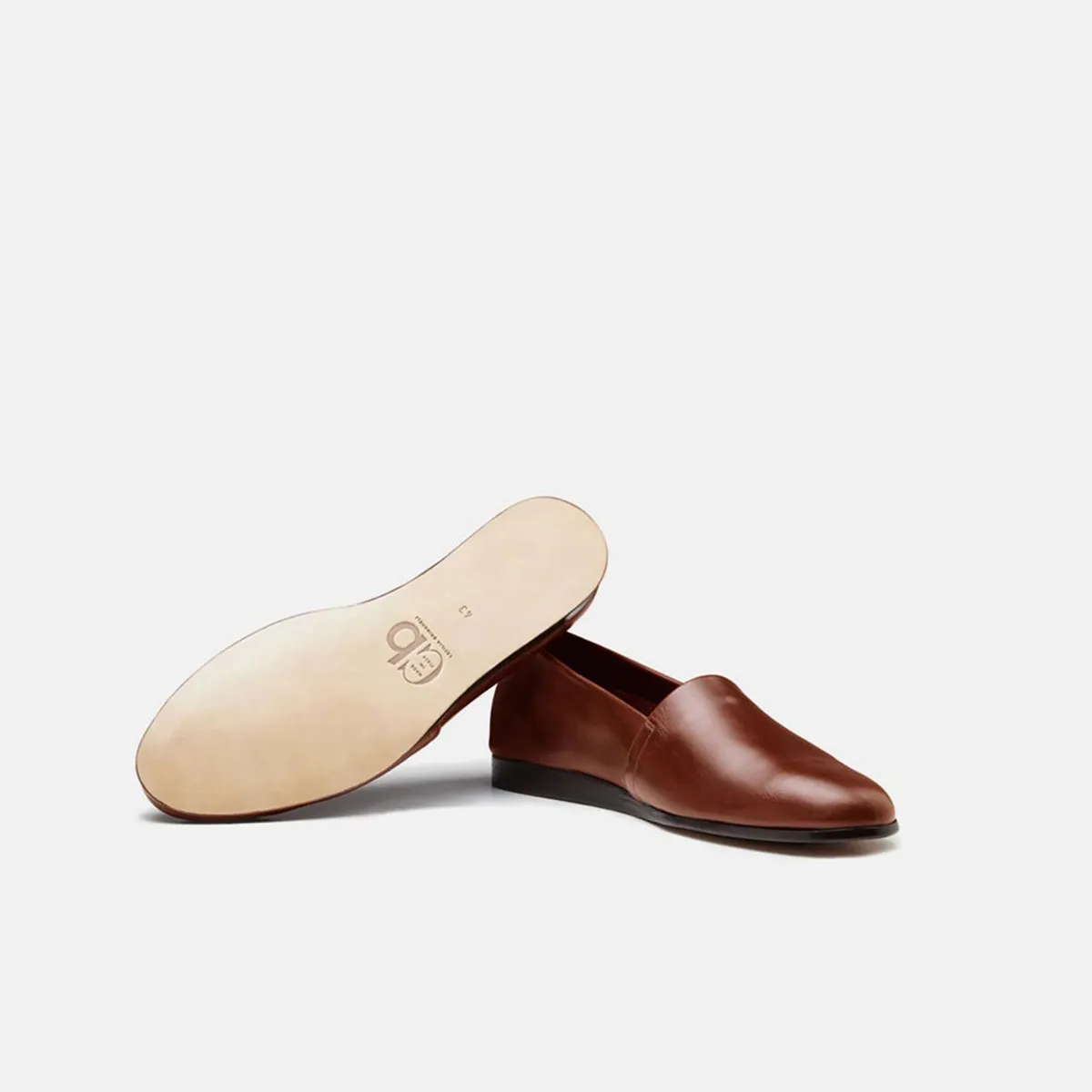 Cecilia Bringheli Amalfi Light Brown espadrile piele maro