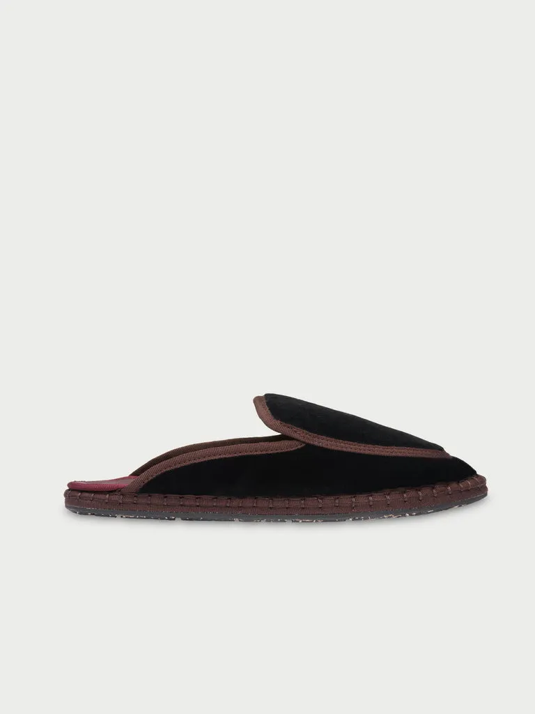 Flagelus Bruna Black pantofi belgieni negri