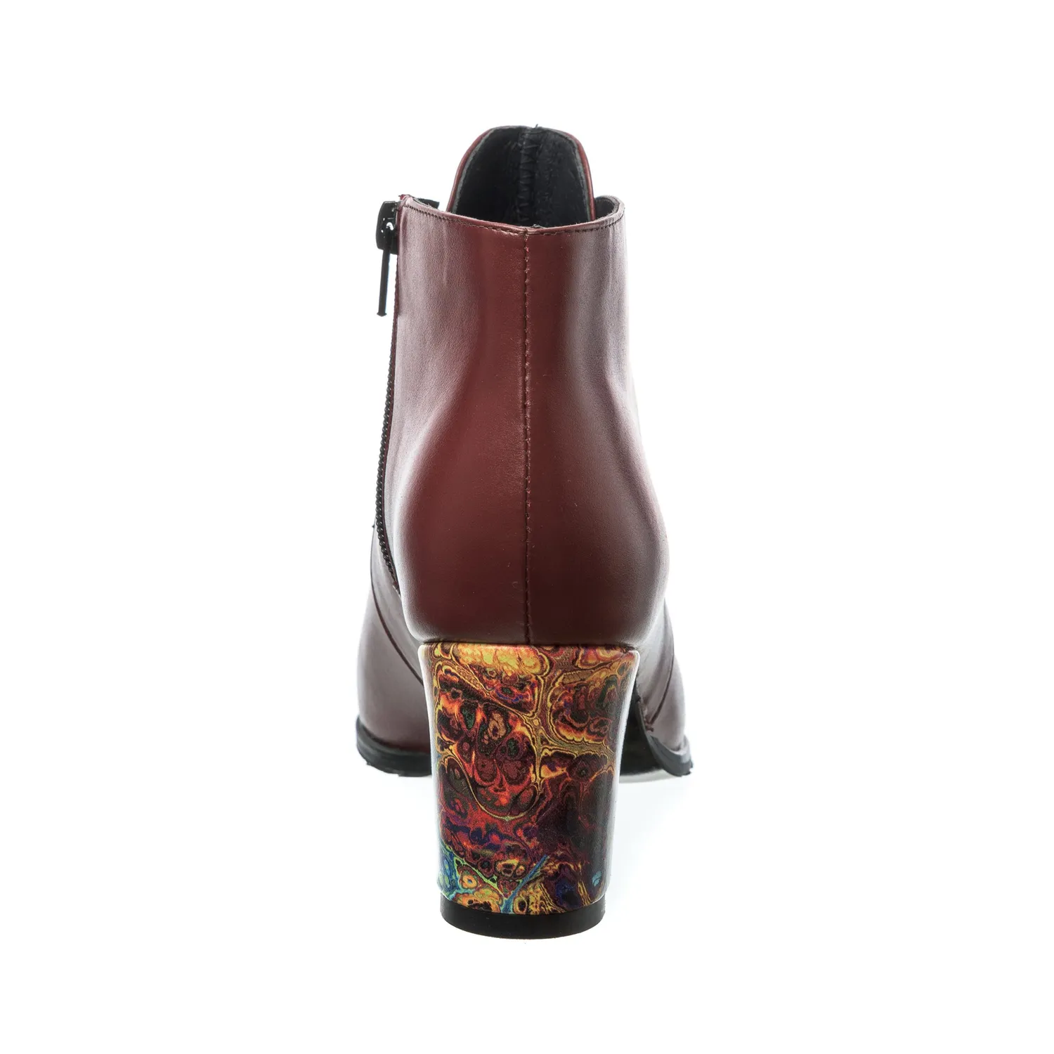 Catinca Shoes GX45 BBP ghete dama bordo piele naturala