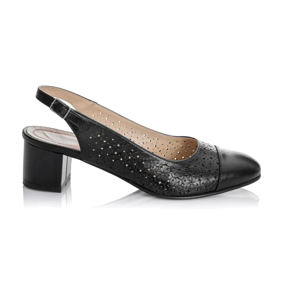 Catinca Shoes DT16 N sandale damă piele negru