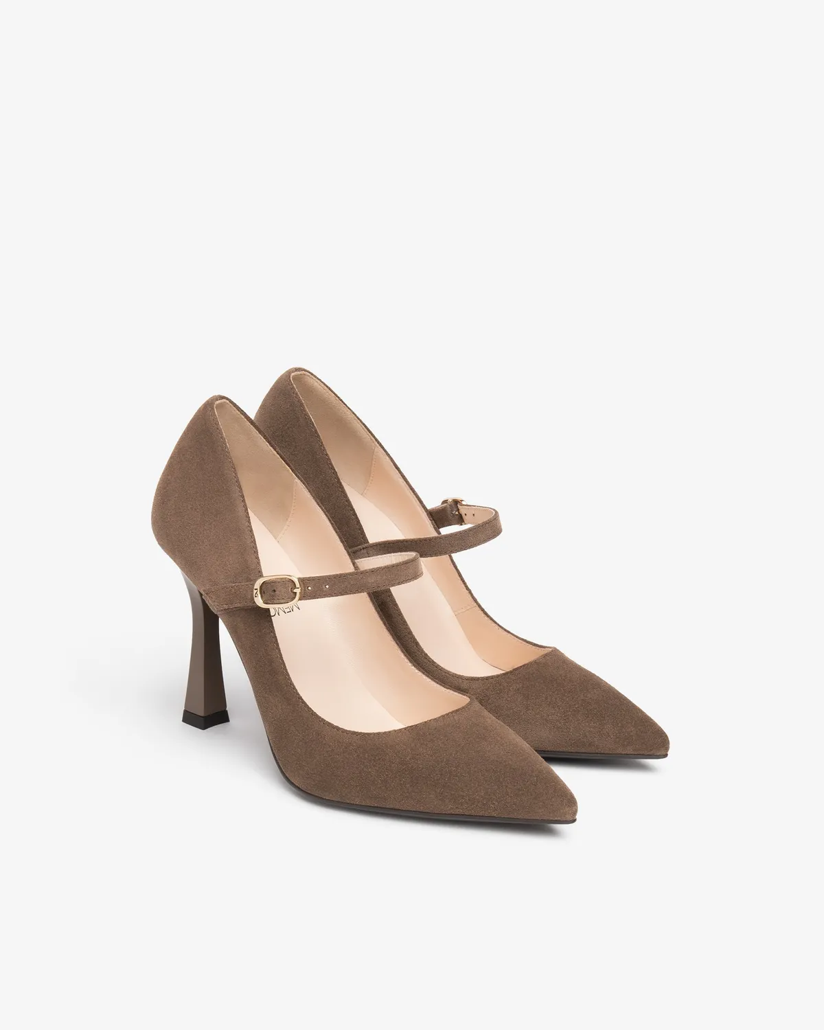 NeroGiardini pantofi Mary Jane piele dama toc 95 mm eleganti