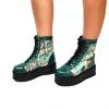 Catinca Shoes BC31 VPV bocanci dama verde piele naturala