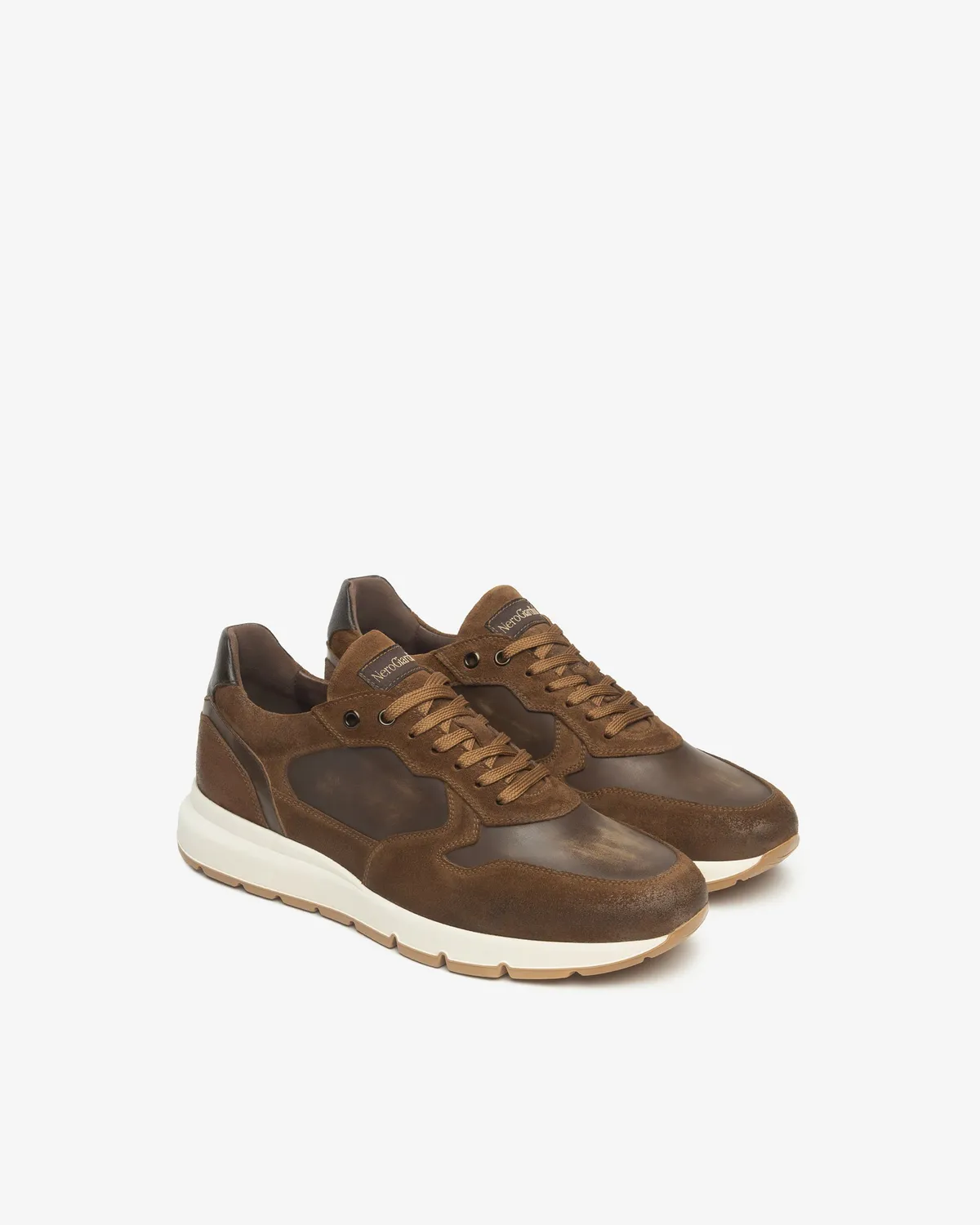 NeroGiardini sneakers barbati piele velur toamna