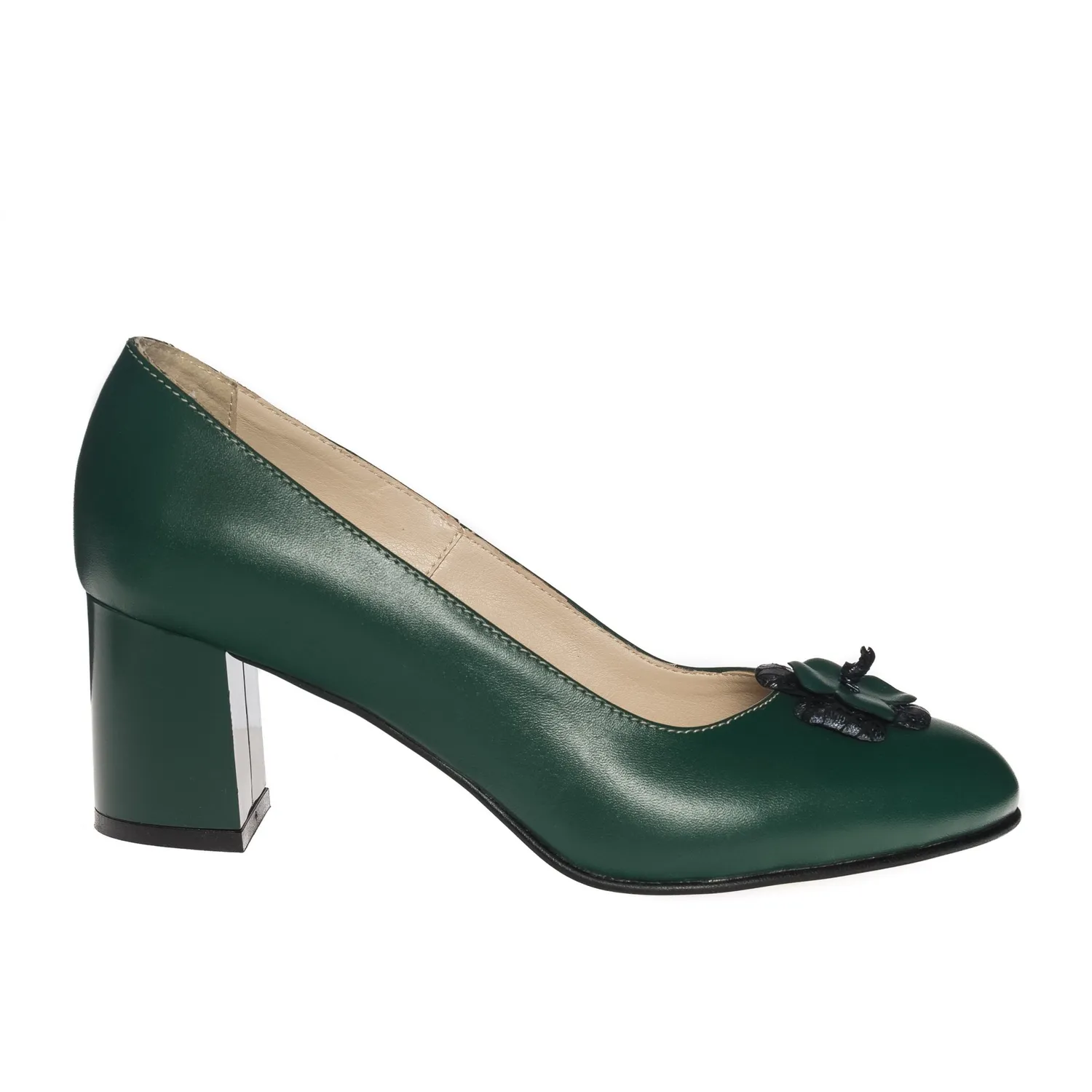 Catinca Shoes R6 V pantofi dama piele naturala verde