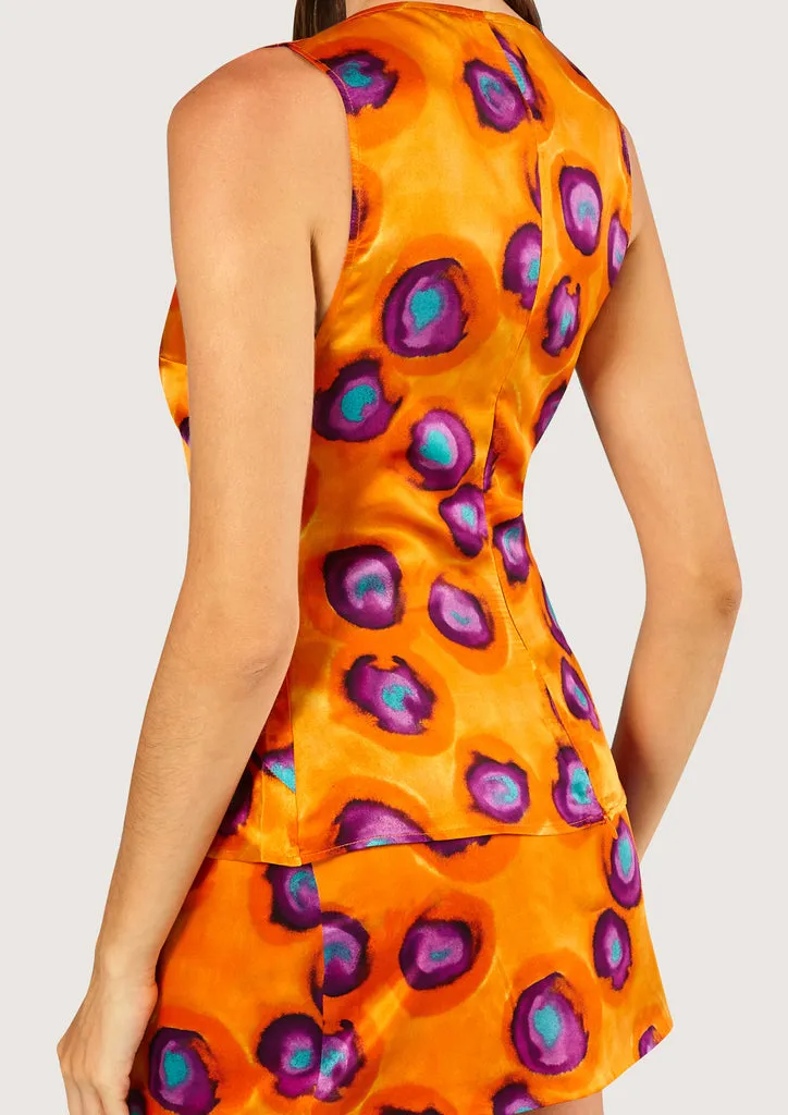 Flagelus Coco Roller Orange top damă portocaliu