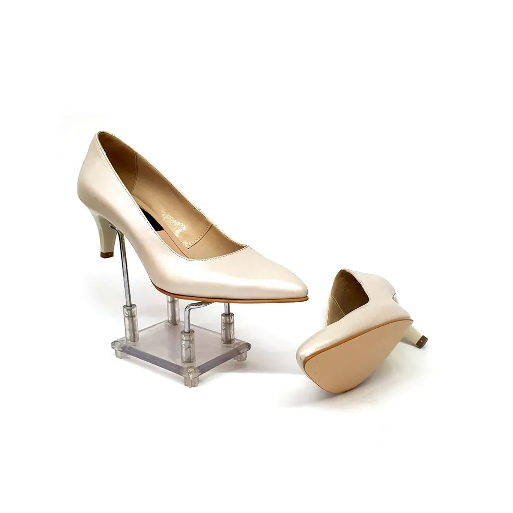 Catinca Shoes A19 BS pantofi damă piele bej sidef
