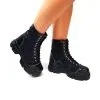 Catinca Shoes BC31 NBCN bocanci dama piele negru camuflaj