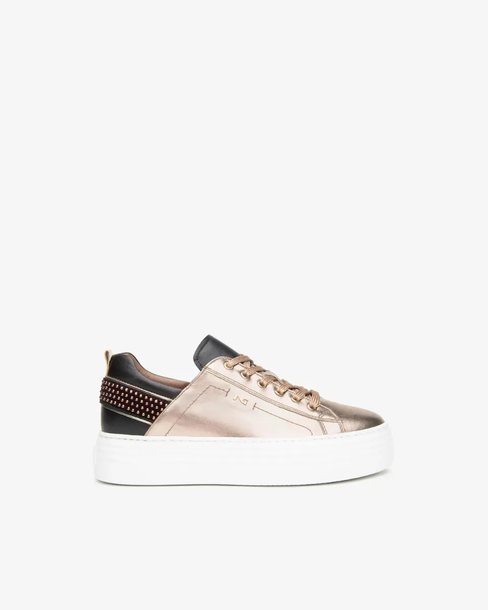 NeroGiardini sneakers damă piele și velur toamnă-iarnă