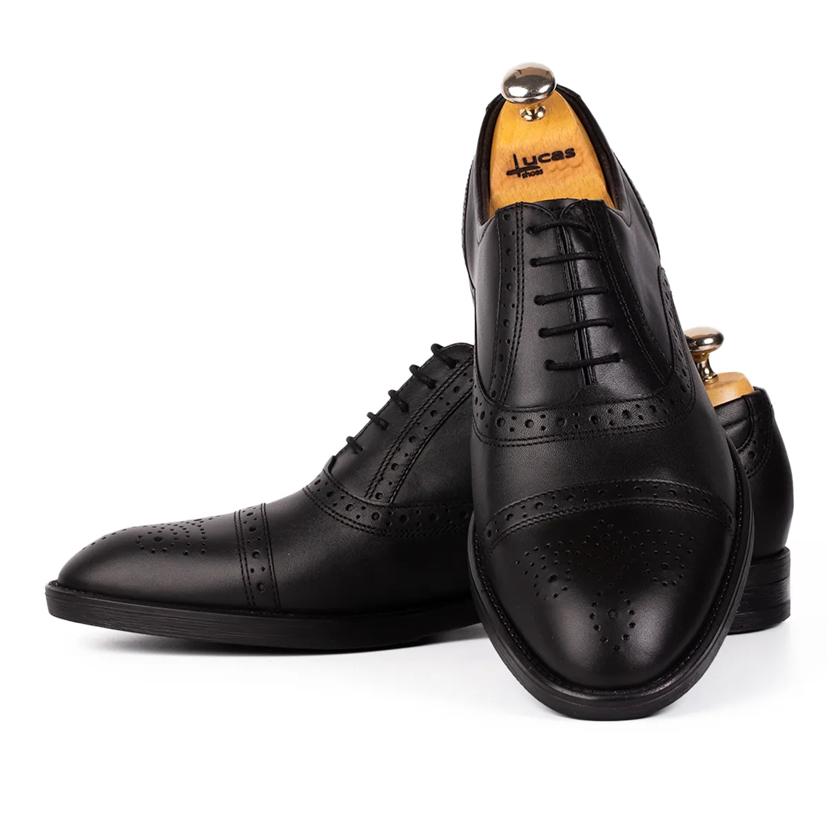 Lucas Shoes Elegant 359 Mod100 pantofi negri piele