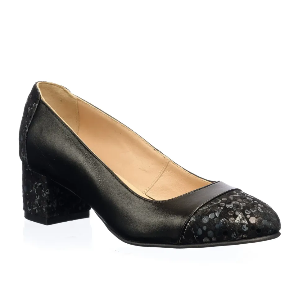 Catinca Shoes A8 NCD pantofi dama piele naturala negru