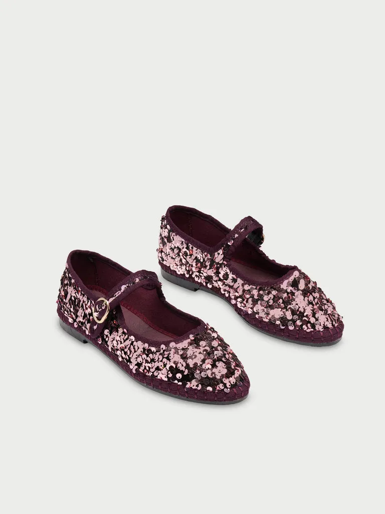 Flagelus Little Prince Malva pantofi paiete mov
