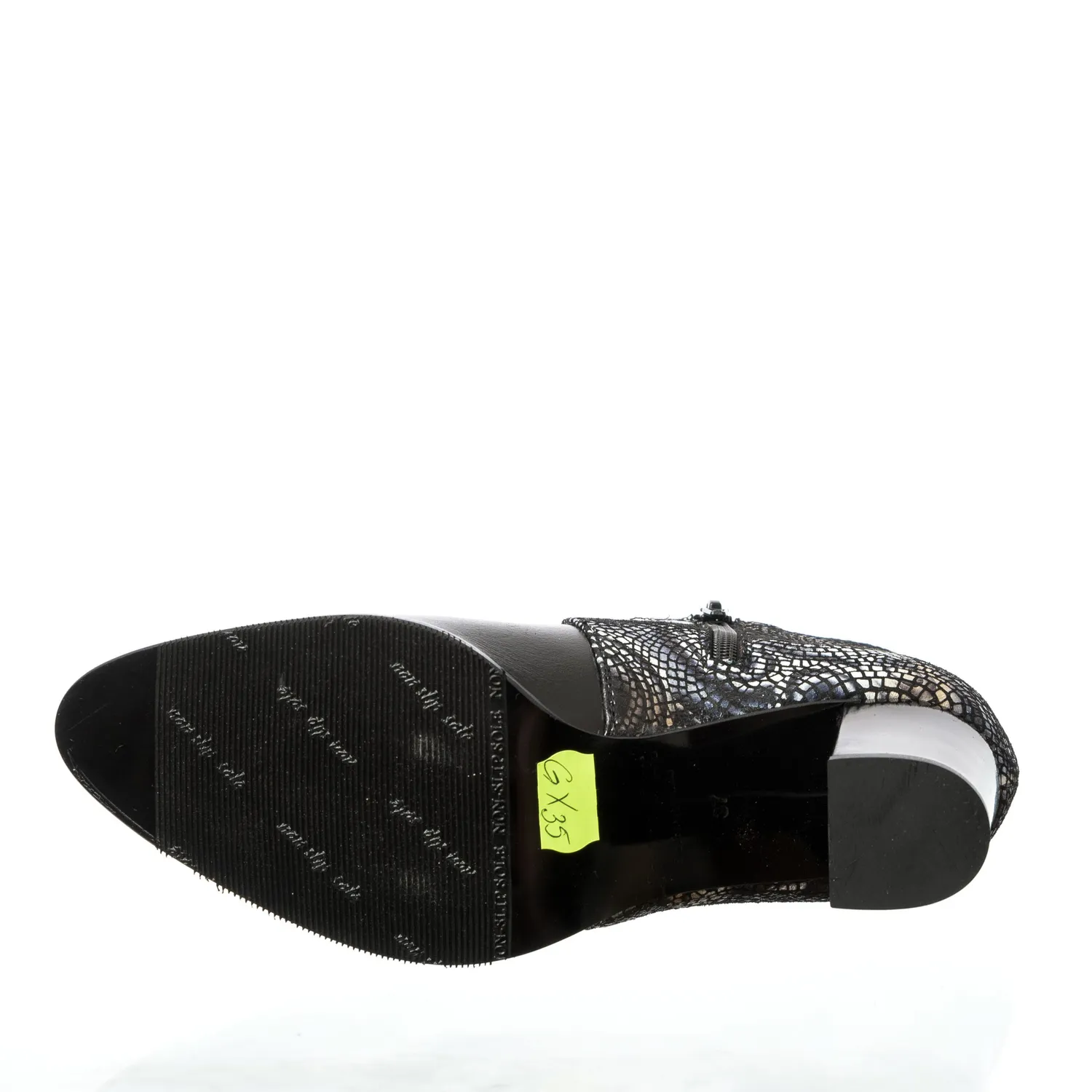 Catinca Shoes GX35 NBL ghete dama negre piele naturala