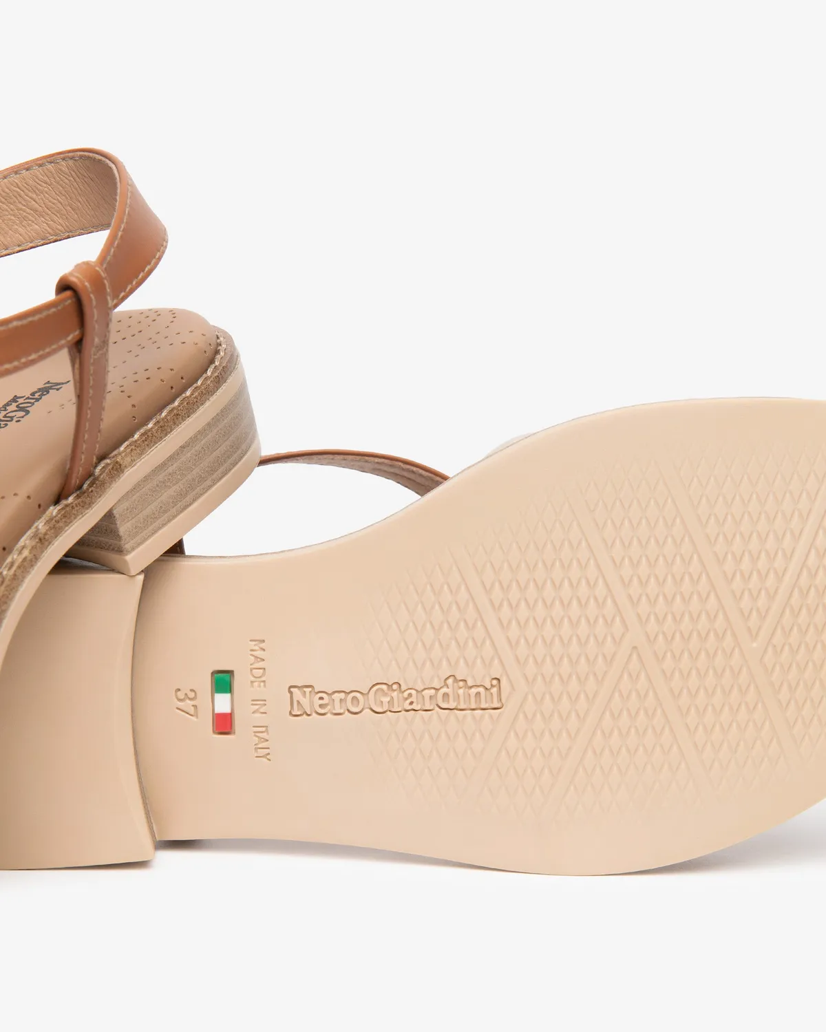 Sandale NeroGiardini dama piele si textil tehnic
