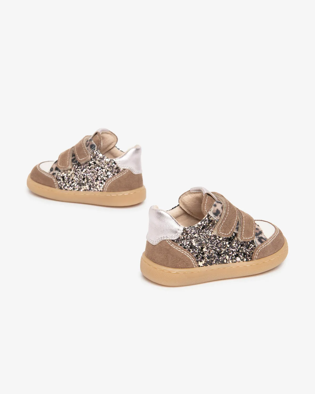 NeroGiardini Junior sneakers fete piele intoarsa animal print