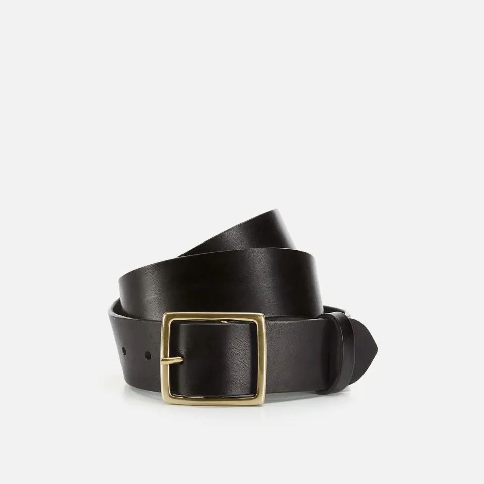 Cecilia Bringheli Alta Black Smooth curea piele neagra lata