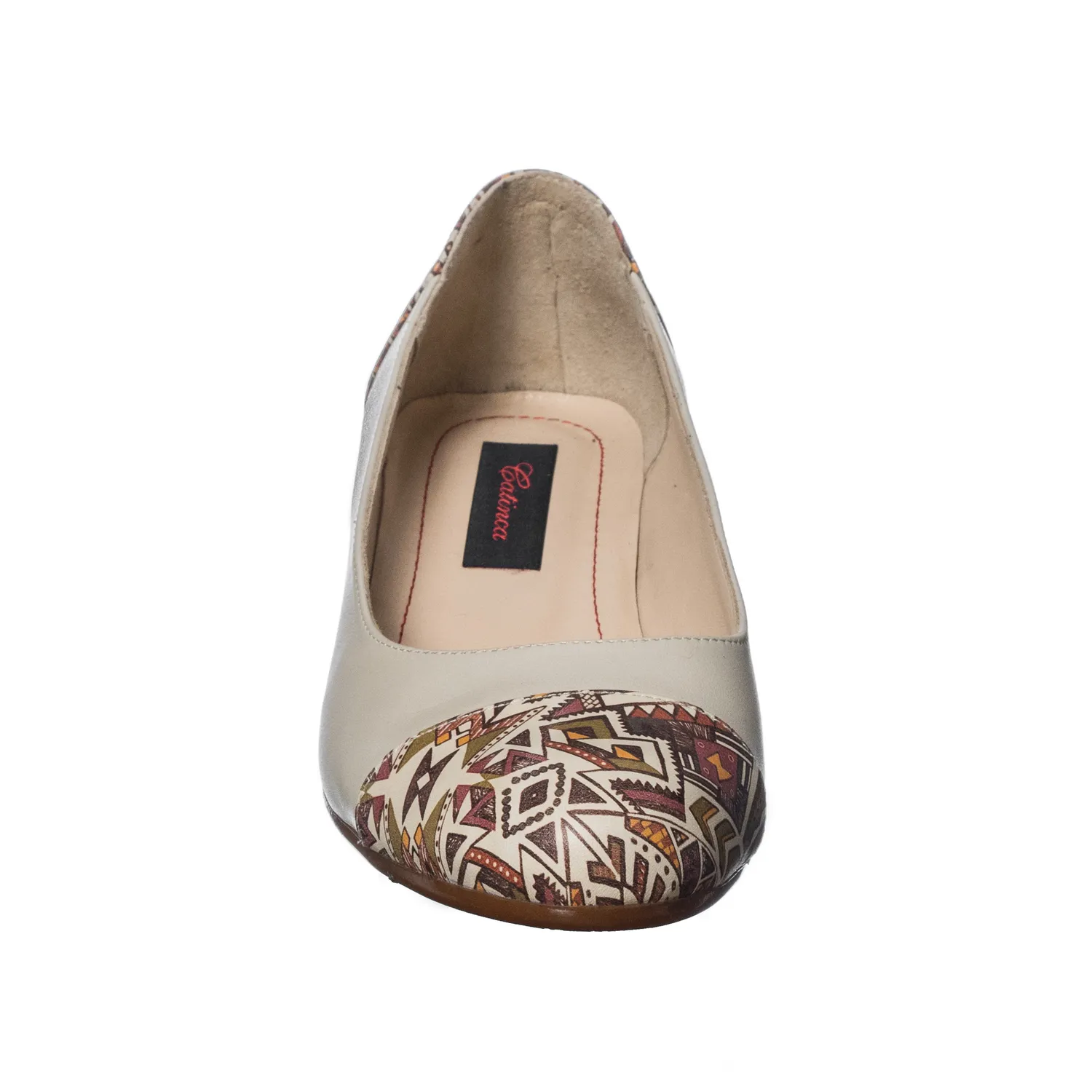 Catinca Shoes T6 BMTB pantofi damă piele bej tradițional