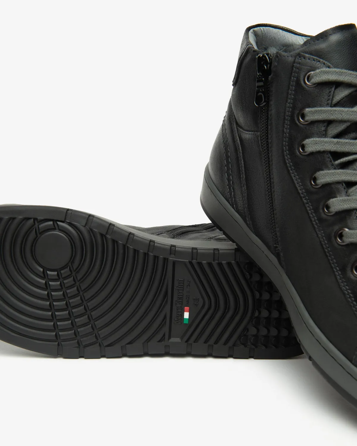 NeroGiardini Sneakers High Top Piele Barbati Marimi 39-46