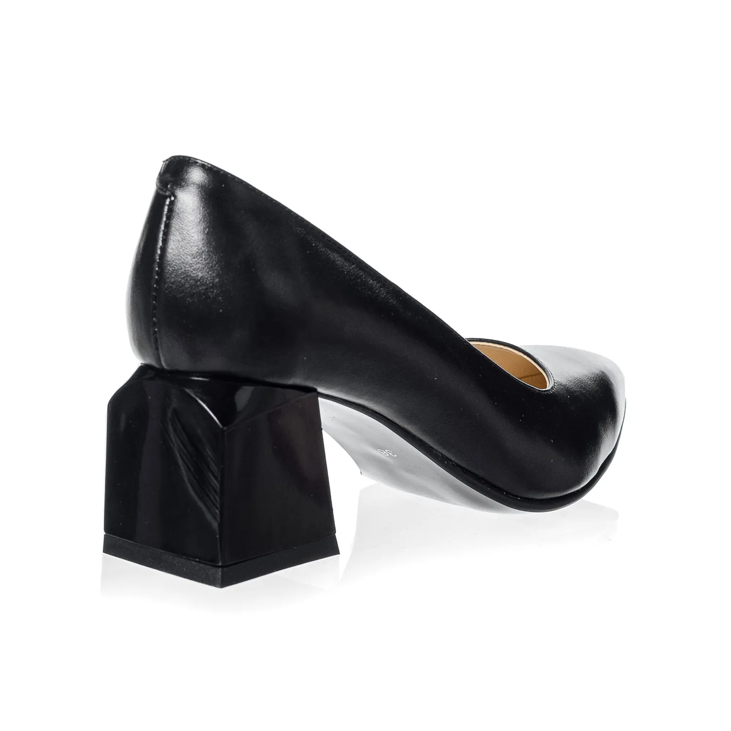 Catinca Shoes A36 NB pantofi dama piele negru box