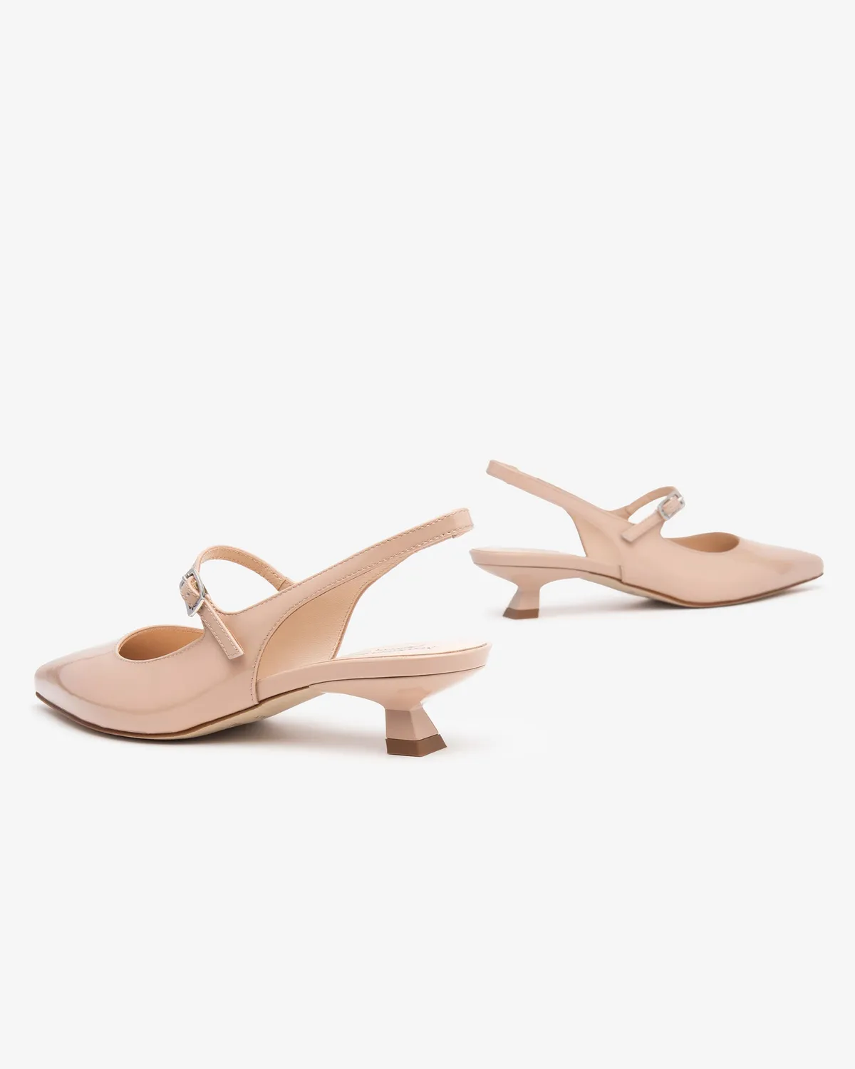 NeroGiardini sandale dama slingback lac decupate