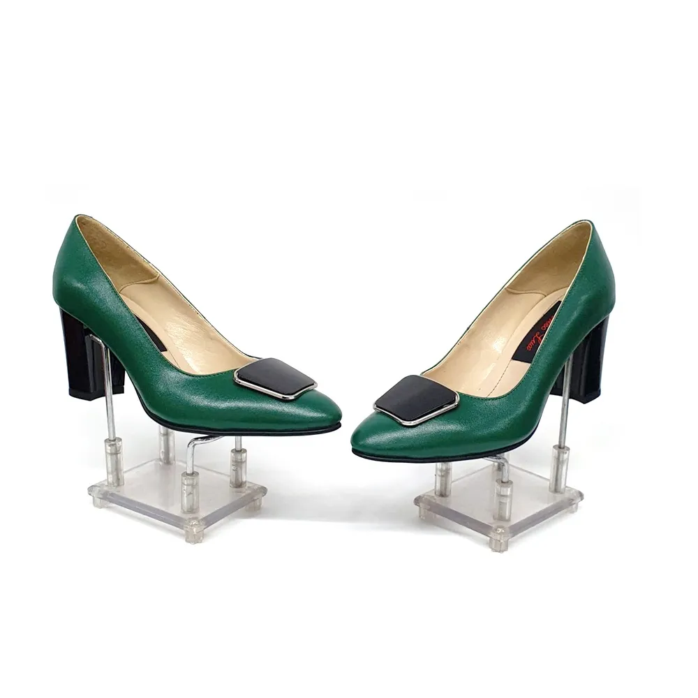 Catinca Shoes Verde Box A25 VB pantofi piele naturala