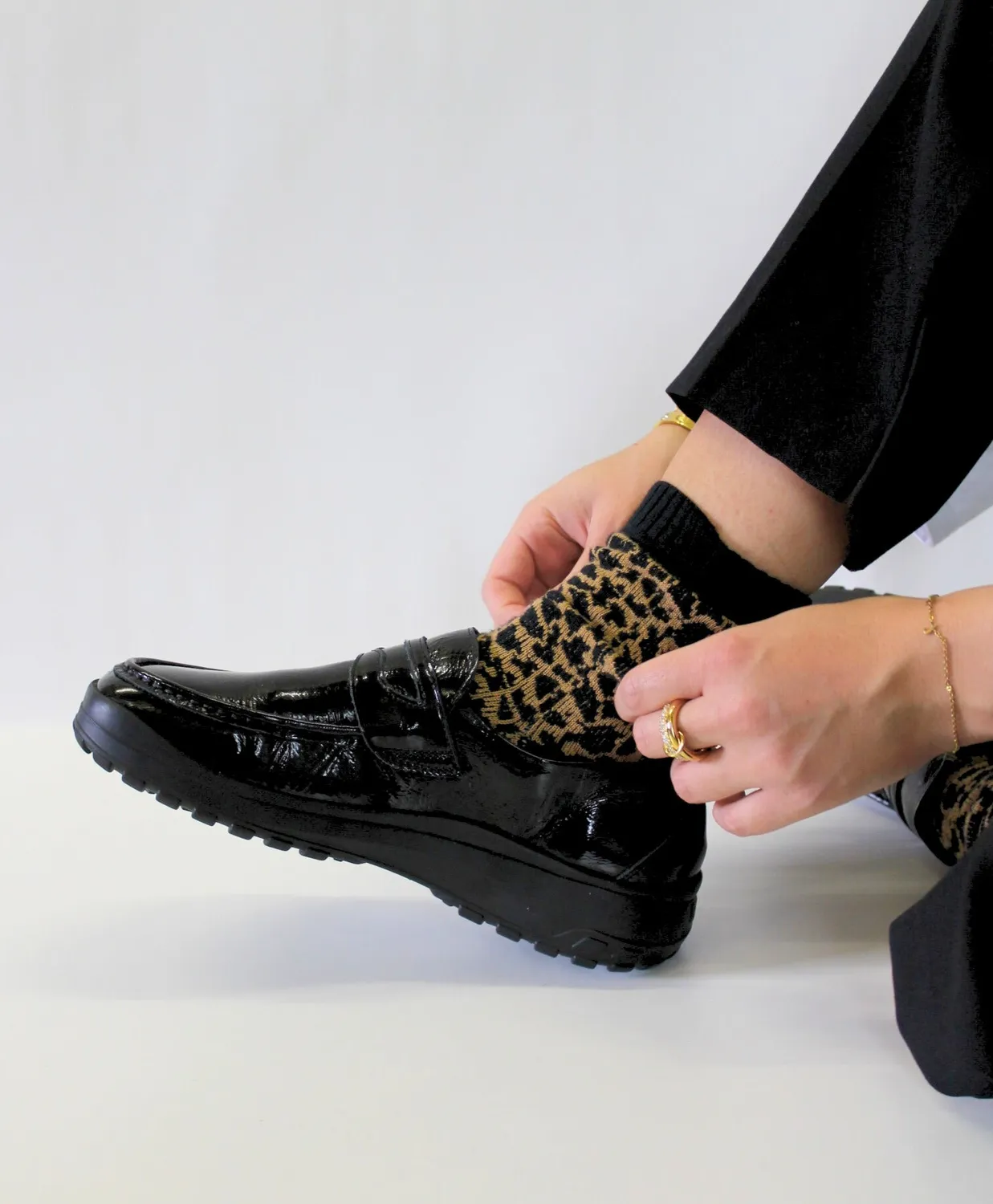 BÄR Toe Socks Leopard șosete cu degete leopard