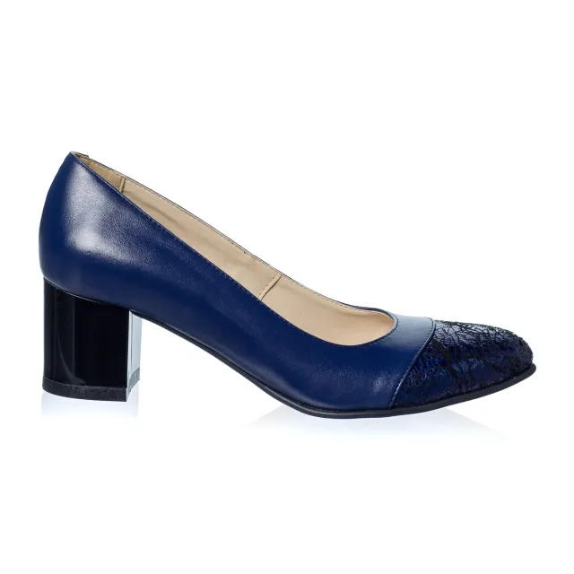 Catinca Shoes A3 BBS pantofi dama piele albastri