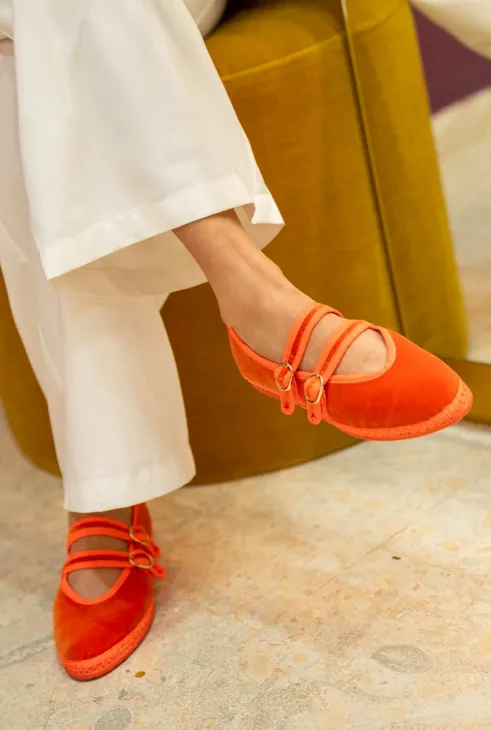 Flagelus Lady Claire Orange pantofi portocaliu