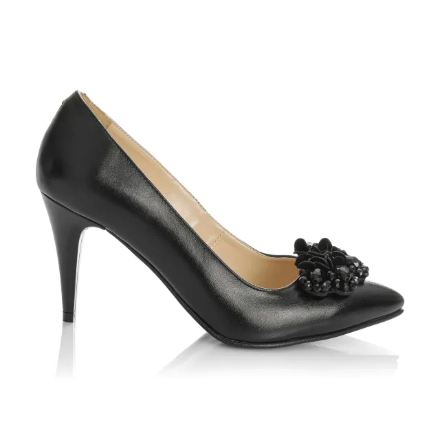 Catinca Shoes A58 N pantofi dama piele negru box