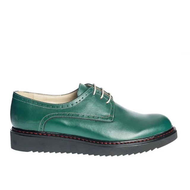 Catinca Shoes G33 V pantofi piele verde
