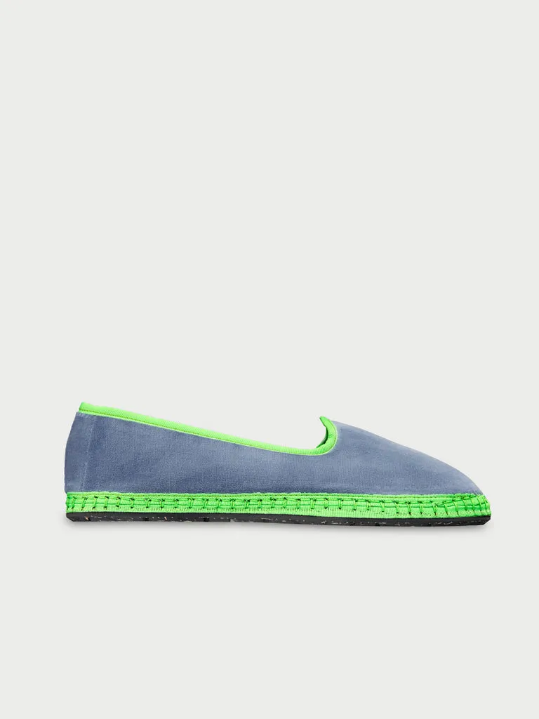 Flagelus Meredith slipper catifea gri