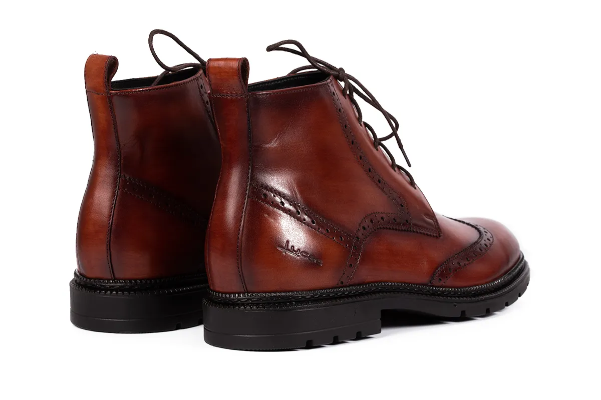Lucas Shoes 850 Gross ghete barbati coniac piele