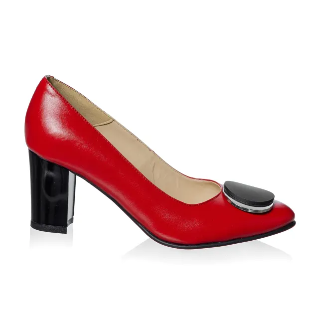 Catinca Shoes A30 RB pantofi dama piele rosu box
