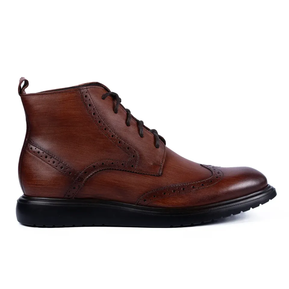Lucas Shoes 850 Dudu ghete barbati coniac piele iarna