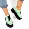 Catinca Shoes XP3 VN pantofi dama piele vernil perforati