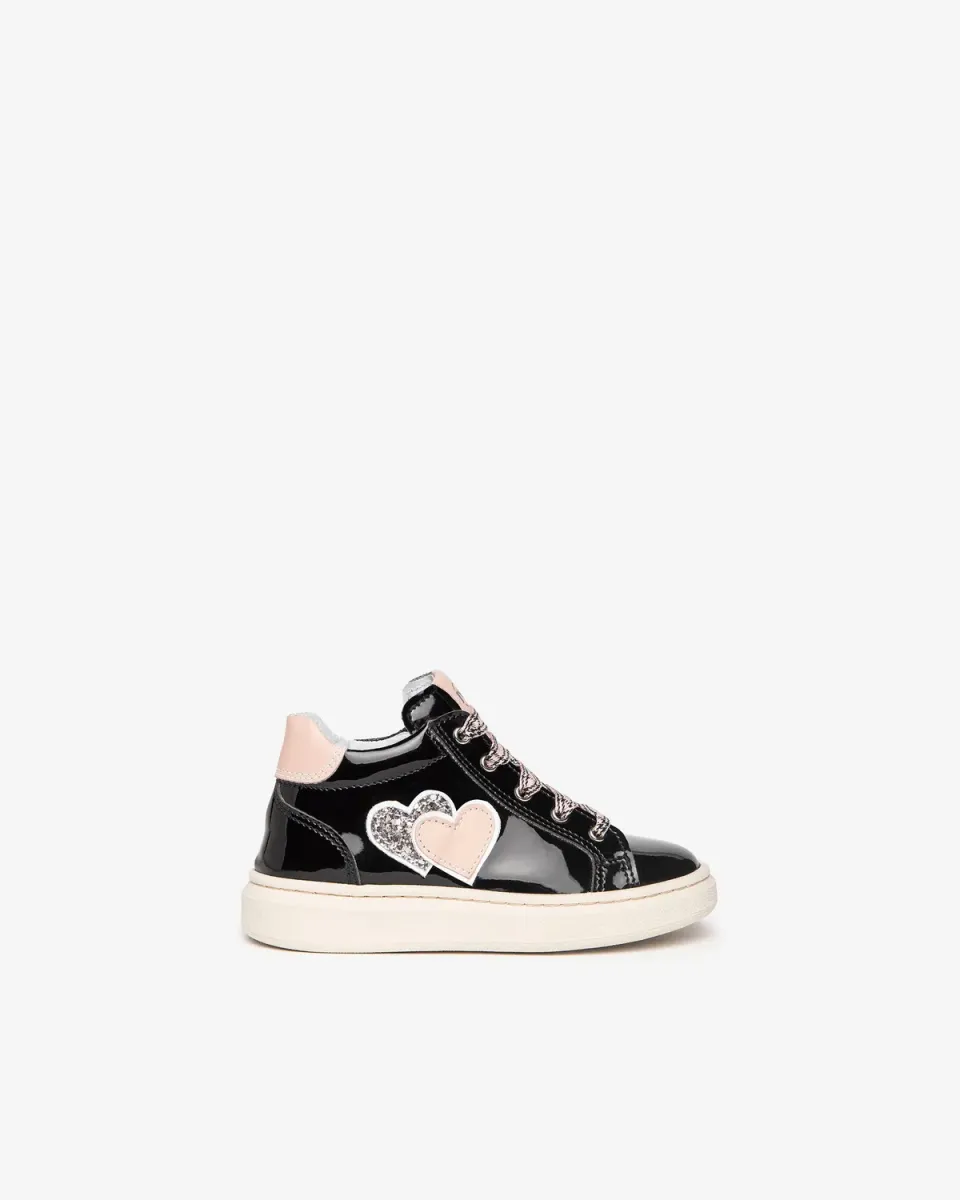 NeroGiardini sneakers fete piele ușori velcro