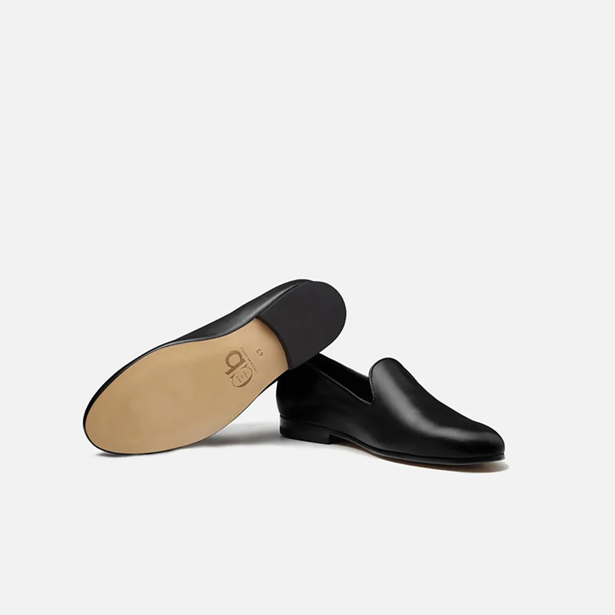 Cecilia Bringheli Positano Black Leather pantofi piele neagra