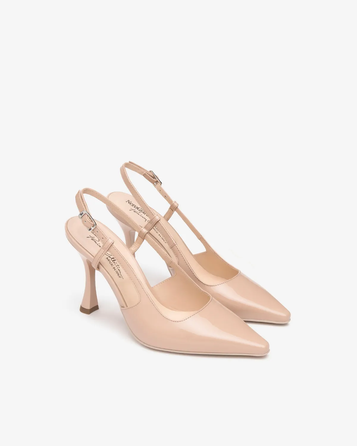 NeroGiardini slingback dama piele lacuita Premium ceremonie