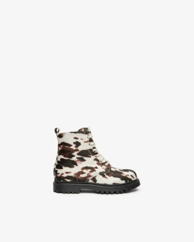 NeroGiardini bocanci fete piele animal print