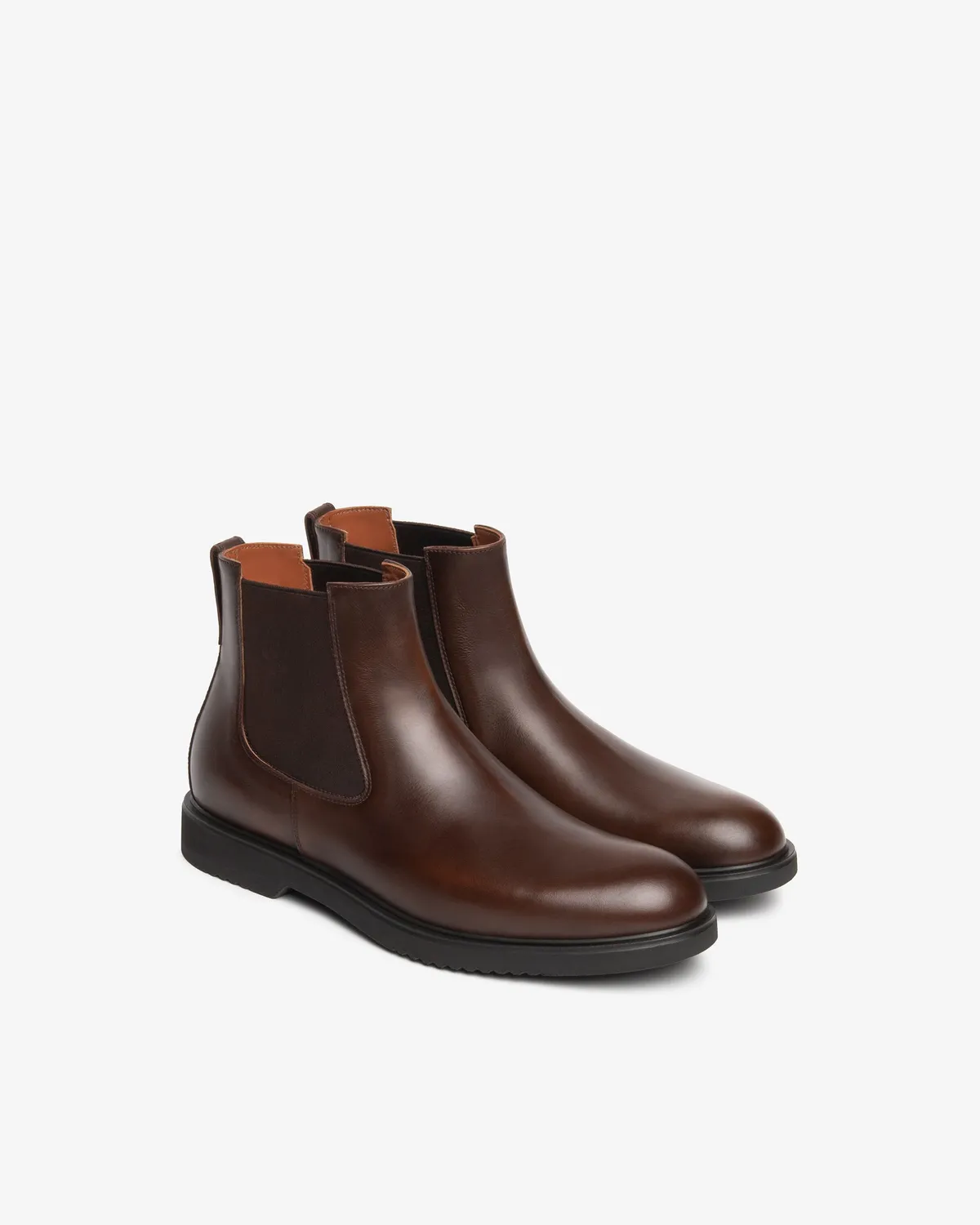 NeroGiardini Ghete Chelsea Barbati Piele cu Elastic